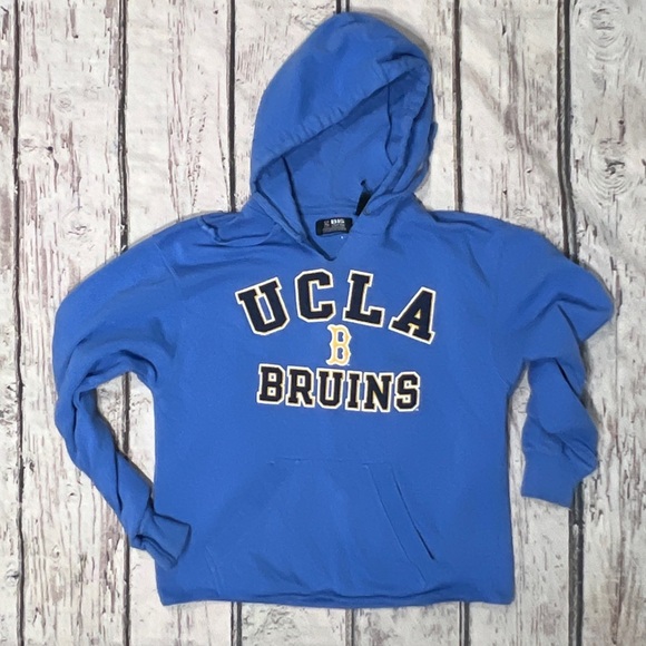 UCLA Bruins Blue Hoodie Pullover Womens Collegiate Sweatshirt - Picture 1 of 5